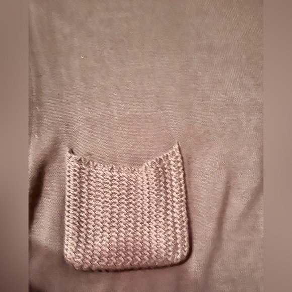 Soft Surroundings Women's Navy Blue Oversized VTG Cowl Neck Sweater Boho PM Gift - Picture 9 of 9